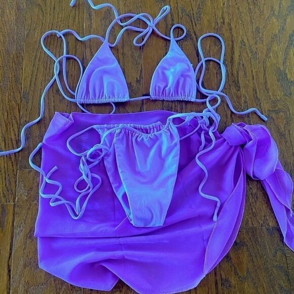 Purple bikini set - Picture 2 of 2